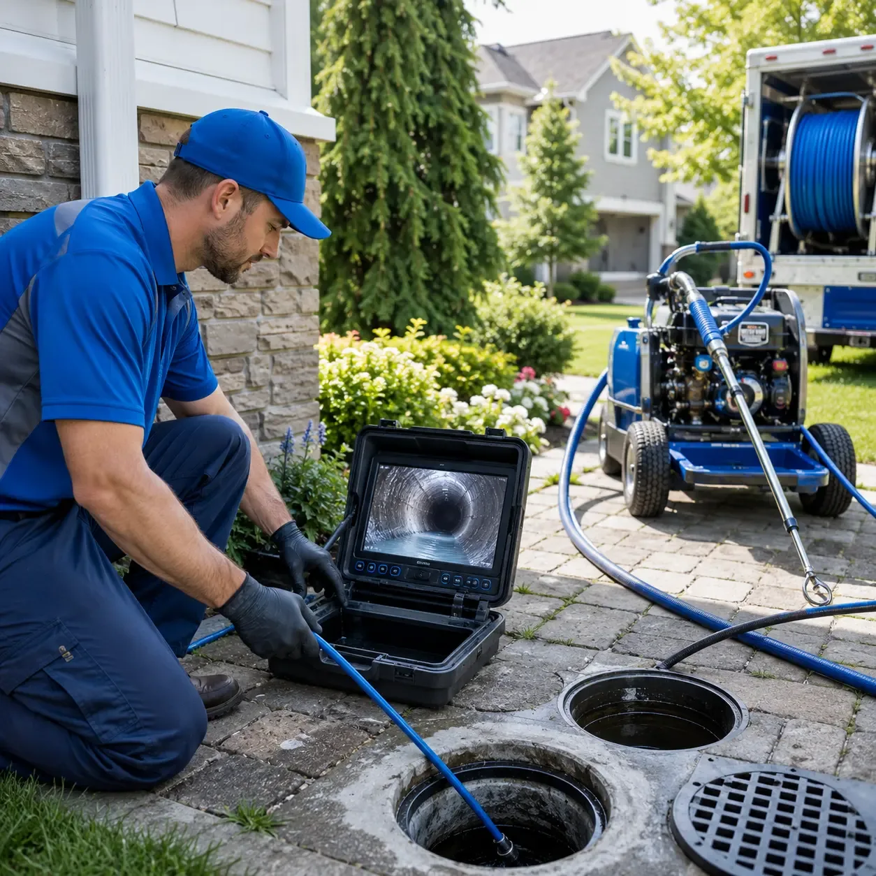 Outdoor drain cleaning professionals serving Cuba, MO